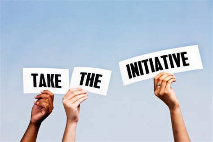 Take the initiative