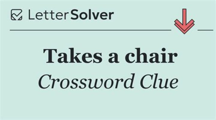 Takes a chair