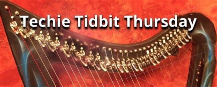 Techie tidbit?