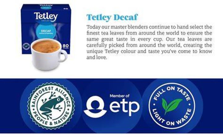 Tetley bagful