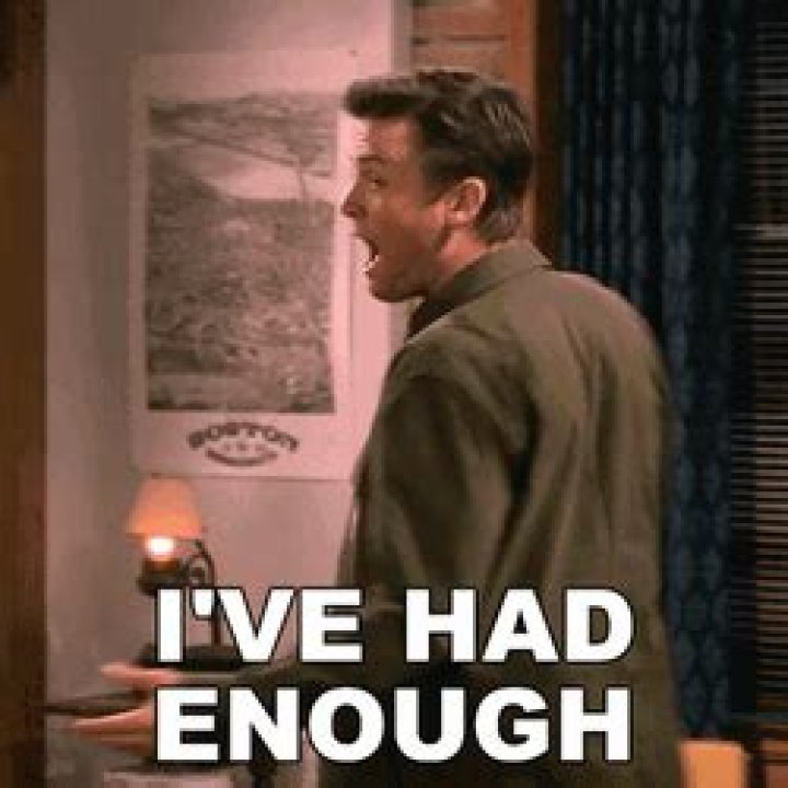 That ___ it! (Enough already!)