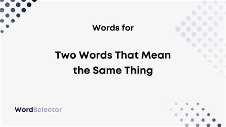 The same ___ thing