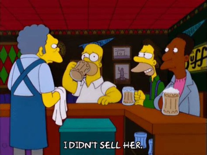 The Simpsons bartender