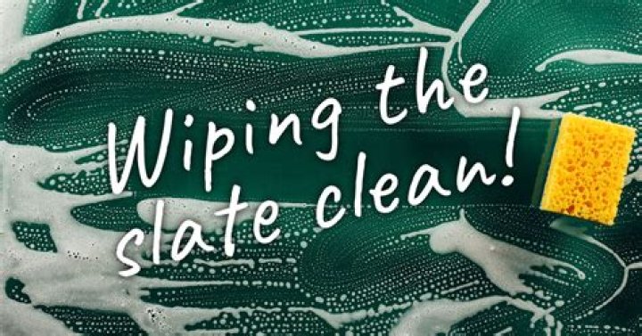 ___ the slate clean