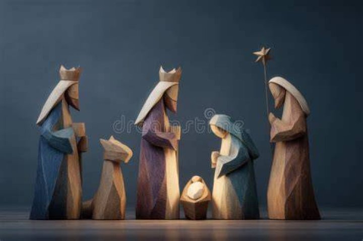 Three ___ Men (nativity scene figures)
