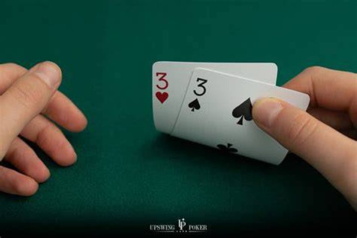 Threes to a poker player