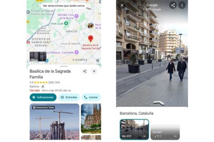 Through on Google Maps