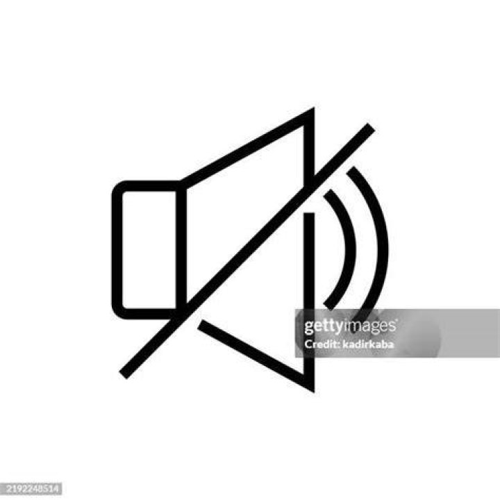 Turn off the sound button