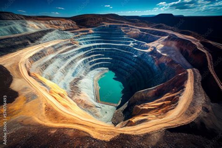 Vertical passageway in a mine