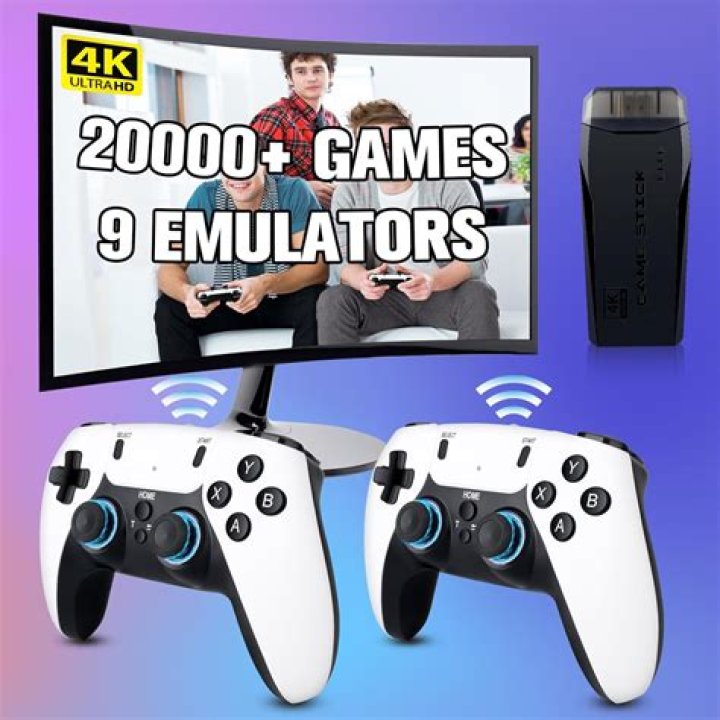 Video game console with a wireless remote