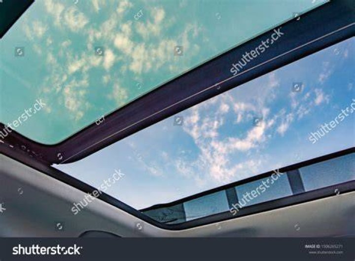 View through a sunroof