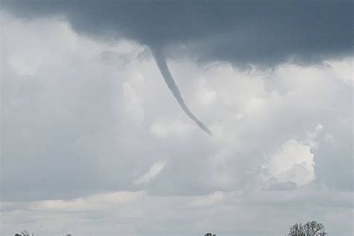 Violent funnel-shaped storms