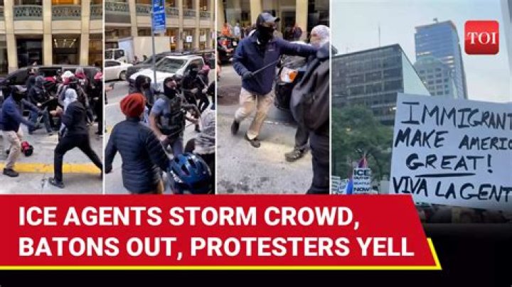 Violent mob protests
