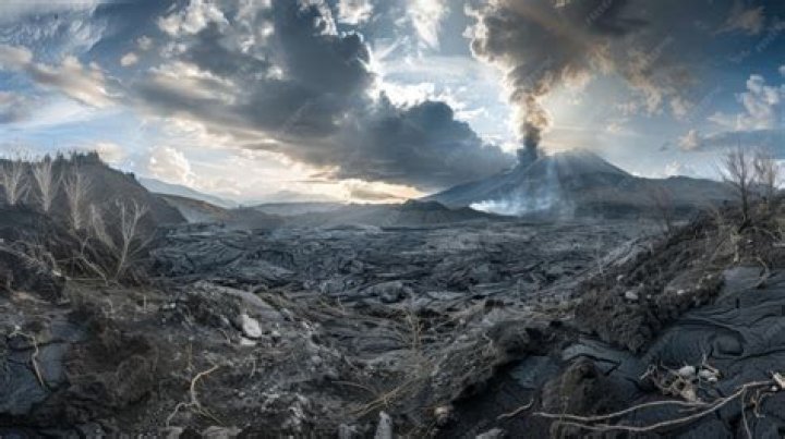 Volcanic debris