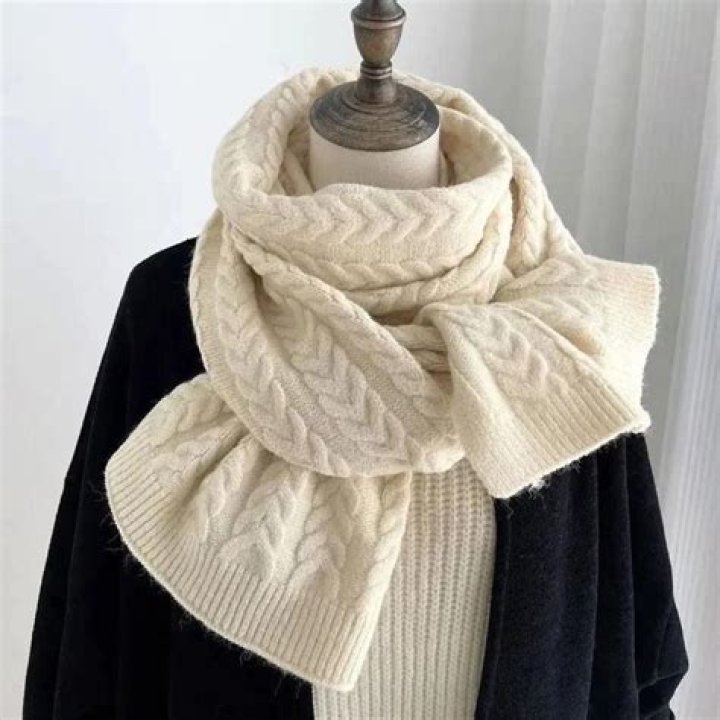 Warm scarf material