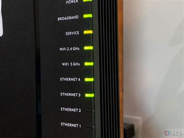 Web-connecting device with blinking lights