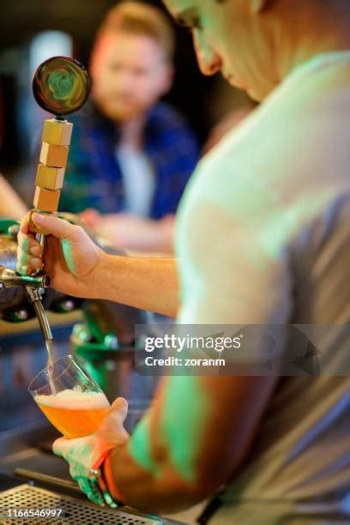 What a bartender pulls to get draft beer