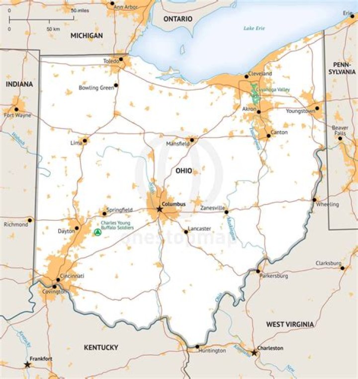Where Akron is