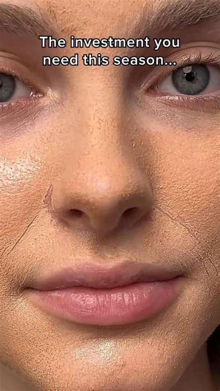 Where mascara is applied