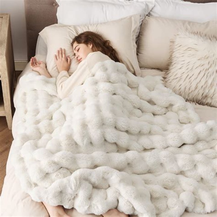 White winter blanket