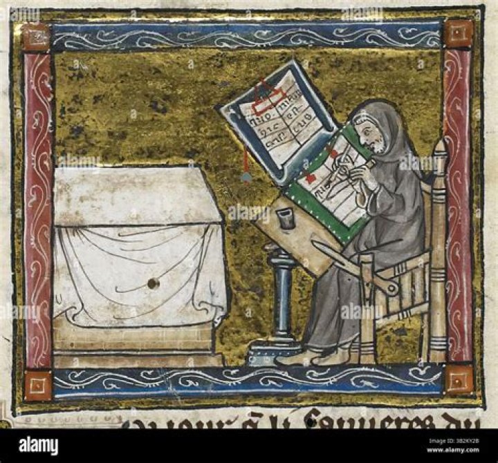 Work on a manuscript