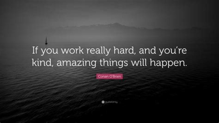 Work really hard